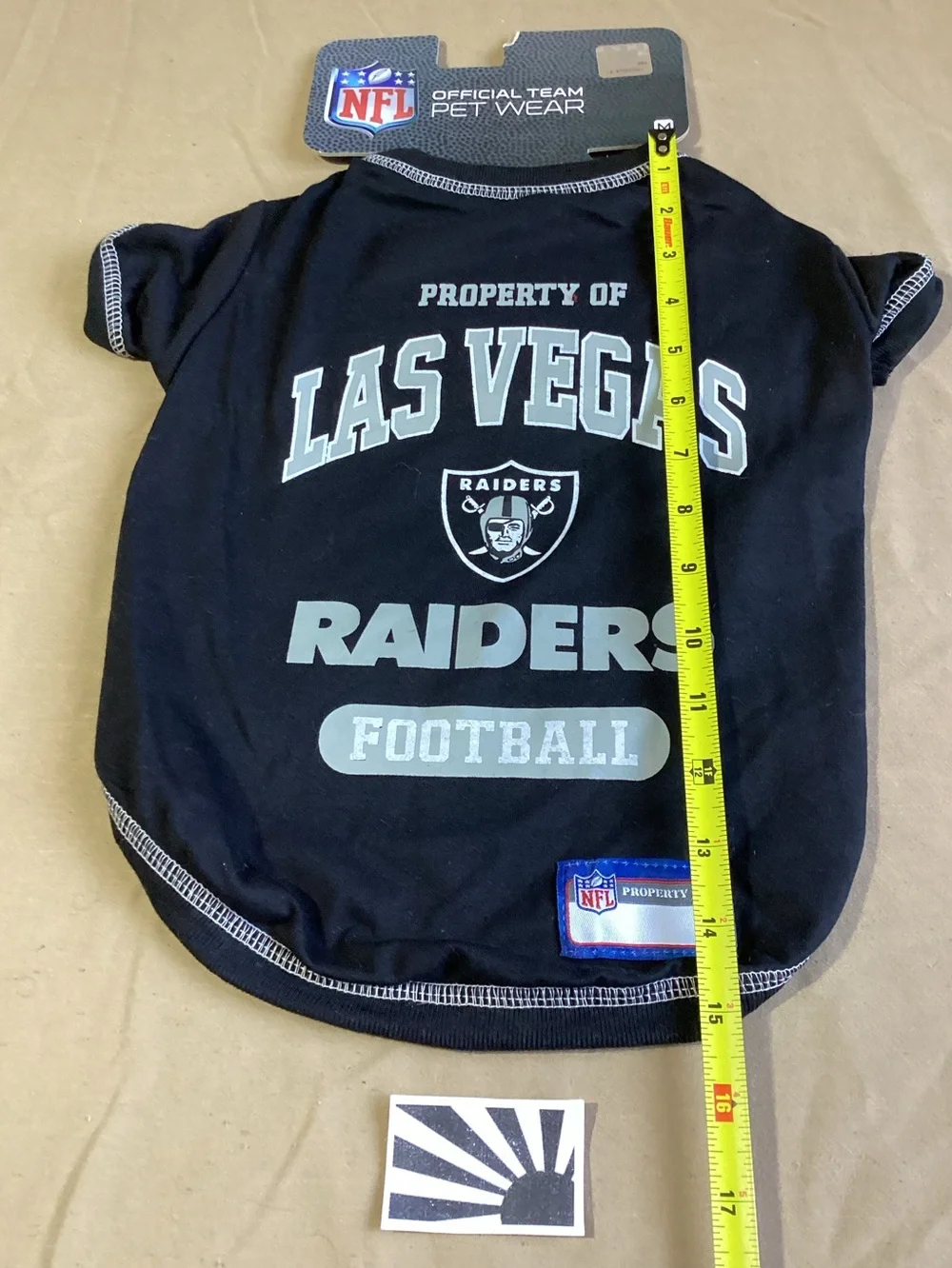 Pets First NFL Dog & Cat T-Shirt, Las Vegas Raiders, Medium